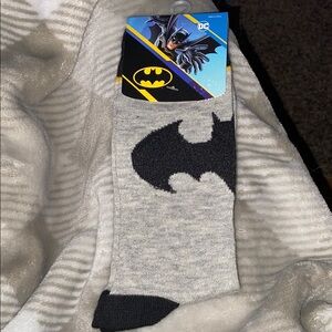 3/$18 bundle DC Batman Gray and Black Socks
